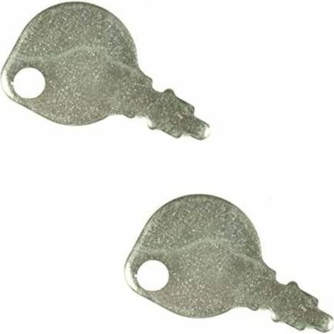 Cyclingcolors – Clé universelle argent pour tondeuses et motoculteurs – Démarrage rapide – Accessoire essentiel pour entretien jardinage – Lot de 2