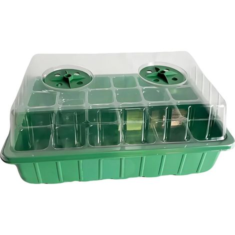 Bandeja Para Germinación De Plantas Con Tapa Y Verde (1/5)