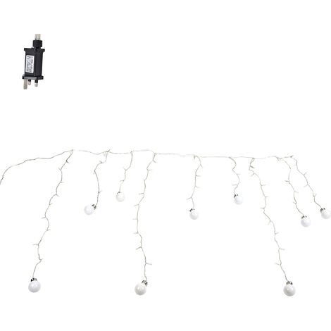 Guirlande lumineuse extérieure étanche 60 LED G50 ampoules pour cour jardin mariage fête, 220-240V prise UK (1/5)