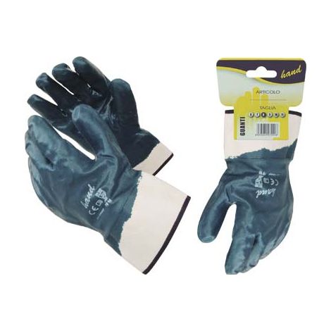 Guanto Nitrile Nbr Blu Dorso Ricoperto Workit Bianco 12 Paia