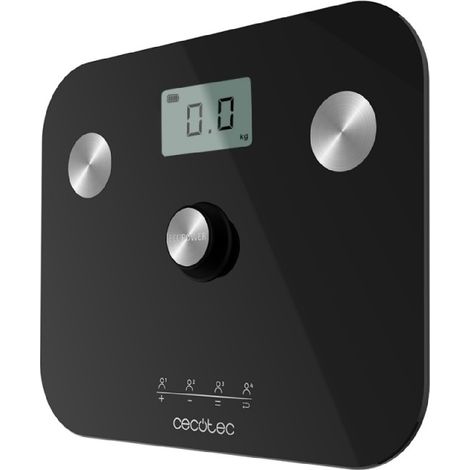 Bilancia pesapersone Surface Precision EcoPower 10100 Full Healthy Black Cecotec (1/5)