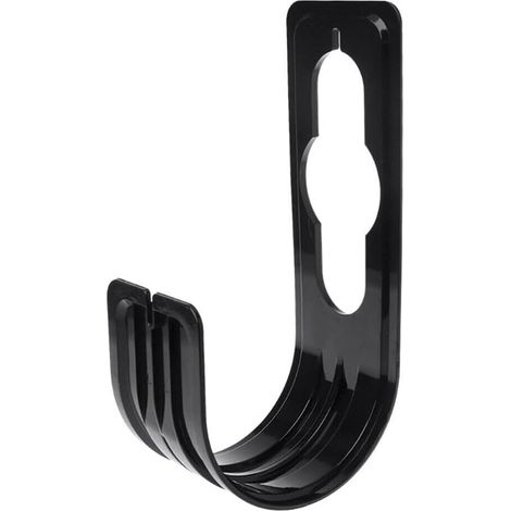 Support de tuyau d'arrosage - Noir - Peut être utilisé comme support de tuyau de piscine, rangement de rallonge, et plus encore - 1 pièce (1/5)