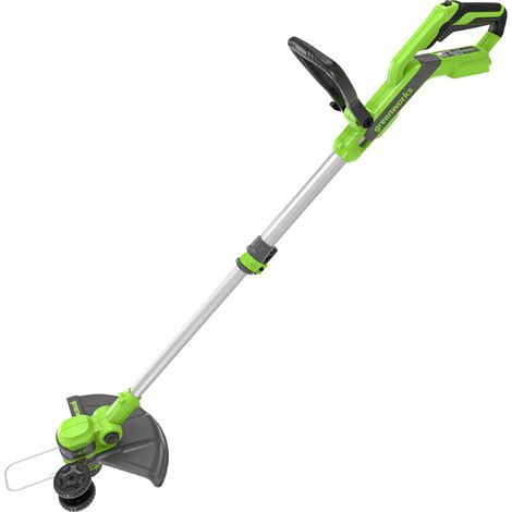 Coupe Bordure Sans Fil avec Roue pour Petits et Moyens Jardins, Largeur Coupe 33 cm, Fil en Nylon 1,65 mm à Alimentation Automatique, SANS Batterie ni Chargeur G40LT33 (1/5)