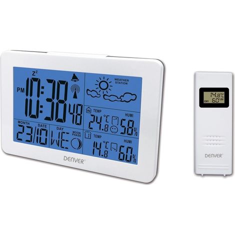 Station météo Denver avec capteur extérieur WS-530 blanche (1/5)