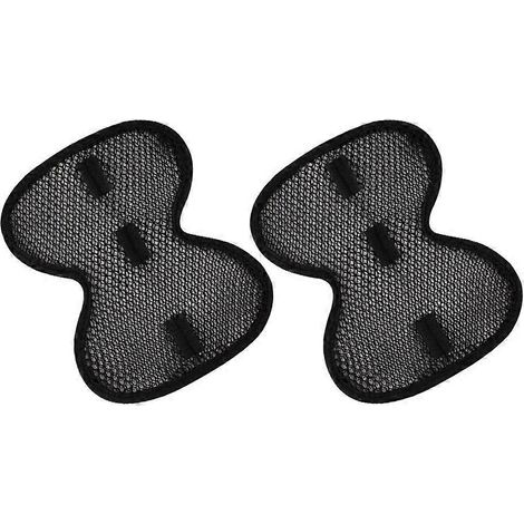 Tapis pour vélo électrique, lot de 6, noir respirant (1/5)