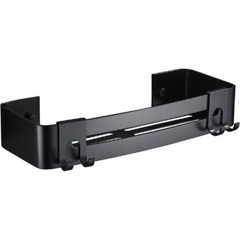 Portaoggetti alluminio nero opaco  Tecom