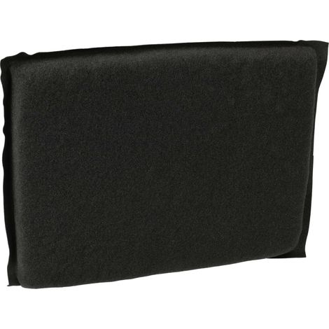 vhbw Actived Carbon Filter compatible with Vorwerk Tiger VT-270, VT300, VT-300 Vacuum Cleaner - Replacement Filter, Black