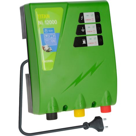 ELETTRIFICATORE PER RECINTO DA PASCOLO FUNZIONANTE SOLO CON CORRENTE 220 V. PRODUCE UNA SCOSSA ESTREMAMENTE FORTE IDONEA SIA PER