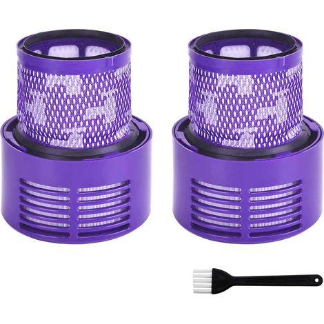 2 Pack Filtre pour Dyson V10, Filtre de remplacement lavable pour aspirateur Dyson V10 Absolute Cyclone Serie Animal Total Clean Aspirateur SV12 Remplacer Par DY-969082-01 (1/5)