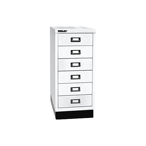 Serie 29 MultiDrawer™ con zócalo DIN A4 6 cajones blanco