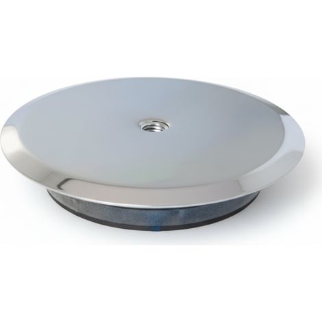 Tappo chiuso in acciaio inox Ø100 mm per pozzetto scarico pavimento bampi si6950pe