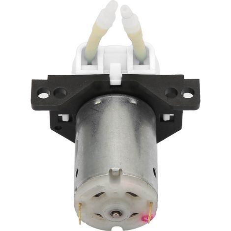 DC6V Mikro-Flüssigkeits-Peristaltikpumpe für Aquarium, Labor, Analyse 24mm (Weiß) (1/5)