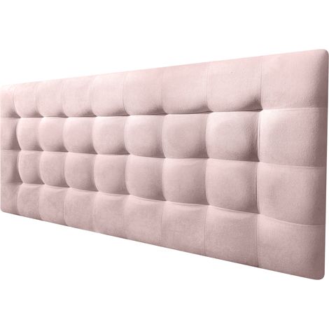 Cabecero Cama CANADÁ DELUXE tapizado tejido antimanchas Rosa Palo 200x70cm (1/4)