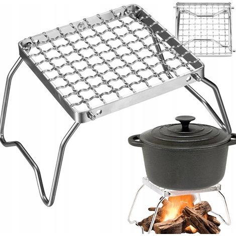 MINI GRILL PIEGHEVOLE DA CAMPEGGIO PER TURISMO E CAMINETTO