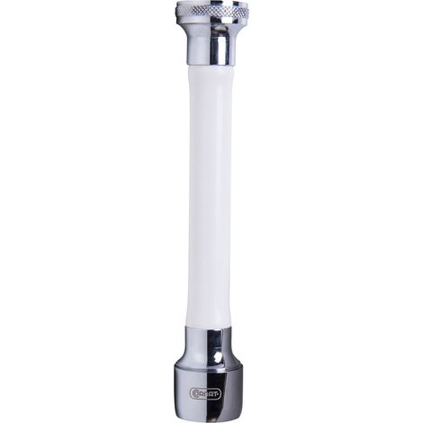 Cornat TECWS613 - Filettatura interna M22 x 1 per risparmio idrico fino al 50% con guarnizione adatta per raccordi standard in ottone bianco e plastica rubinetto prolunga beccuccio (1/2)