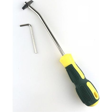 Décapant professionnel de coulis de carreaux de céramique Carreaux d'acier au tungstène Gap Cleaner Foret pour plancher Mur Seam Ciment Nettoyage Outil à main 1 set (1/5)