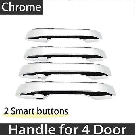Protections adhésives chromées pour poignées de porte extérieures Honda HR-V HRV HR V 2022 Vezel RV MK3 20212023 - Accessoires auto - 2 portes, 1 serrure (x2) (1/5)