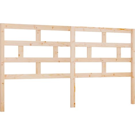 Maison Exclusive - Kopfteil 206x4x100 cm Massivholz Kiefer (1/5)