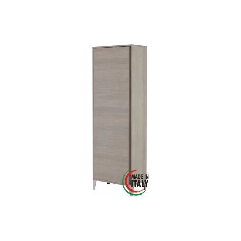 Colonna Bagno Armadio Portascope Mobiletto 1 Anta Feridras - Colore: Rovere Chiaro (1/3)