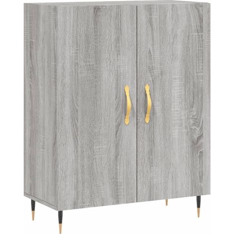 Maison Exclusive - Aparador de madera de ingeniería gris Sonoma 6 (1/5)