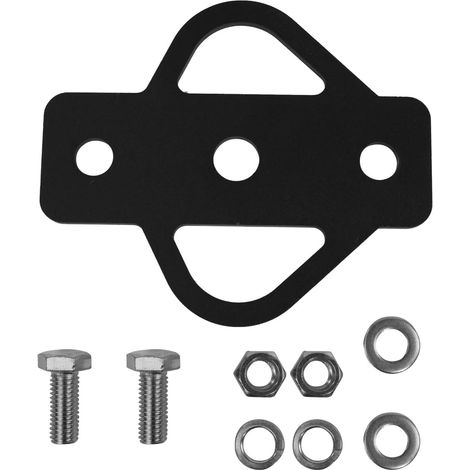 Adaptateur d'attelage de remorque à 3 Voies, Support d'attelage en Acier avec Boulon pour VTT, Tondeuse à Gazon, voiturette de Golf, Chariot de Jardin, Tracteur de Jardin (1/5)