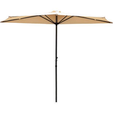 Ombrellone a parete mezzo tondo - palo Ø 36 mm - Ø 270 cm (1/5)