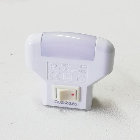Luce notturna punto luce con interruttore (1/2)