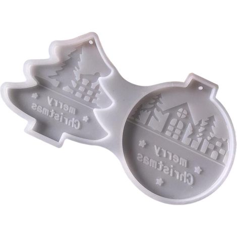 Stampo in silicone versatile a forma di decorazione natalizia - b