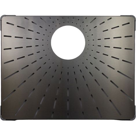 CARESSI Bodengitter für "Small Rim/MX" CABRSR50GM. Gun Metal (PVD) (1/2)