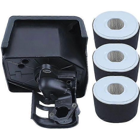Ensemble de couvercle de boîtier de filtre à air avec kit de 3 filtres à air compatible avec les moteurs Honda GX390, GX340, GX 390340 et 188F 190F 5 kW (chinois) - (1/3)