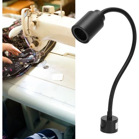 Lampe de travail LED flexible magnétique 7 W à col de cygne pour machine à coudre, prise UE 110-220 V (1/5)