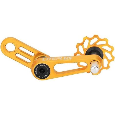Chaîne de pression pour vélo pliable avec fermeture éclair et roue de guidage Palin en céramique, dorée (1/3)