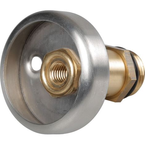 Adattatore GPL - Dish (Italia) - W21,8 - 57 mm - Ottone / Acciaio inox (1/2)