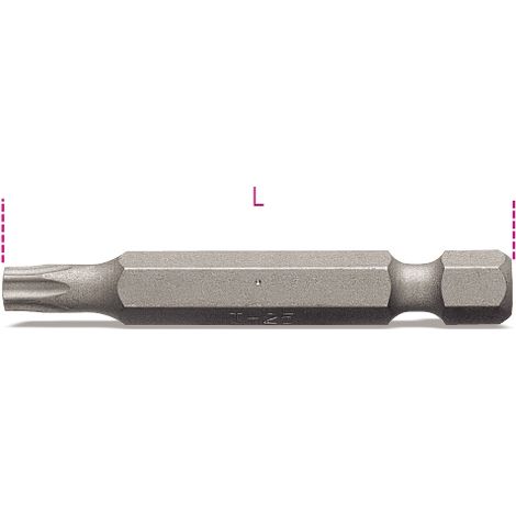 Punta de destornillador Beta 862tx 50 mm Torx 1 4 pulg