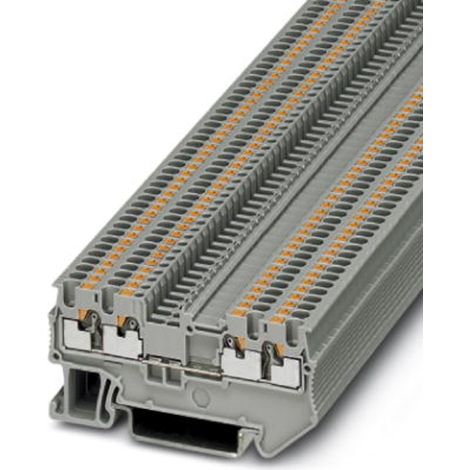 Phoenix Contact 3208197 Durchgangsreihenklemme 3.5 mm Schnellanschluss Grau 50 St.