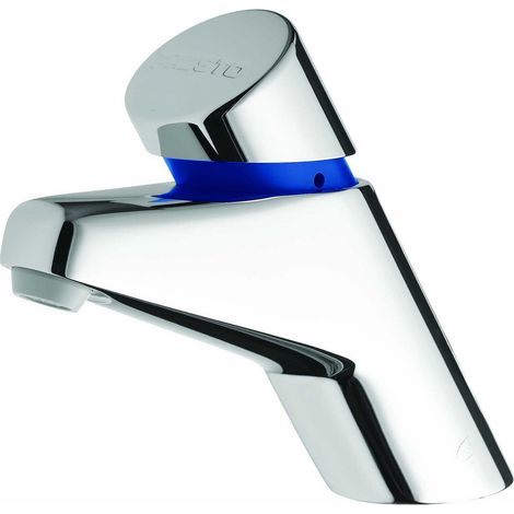 Presto 2000 Robinet lave-mains 1/2 pouce 1 trou de robinet Chrome brillant (1/2)