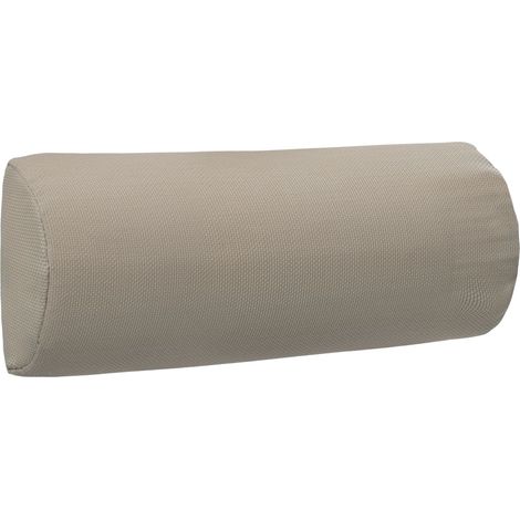 Poggiatesta chaise longue tortora 40x7,5x15 cm Textilene DEC021806