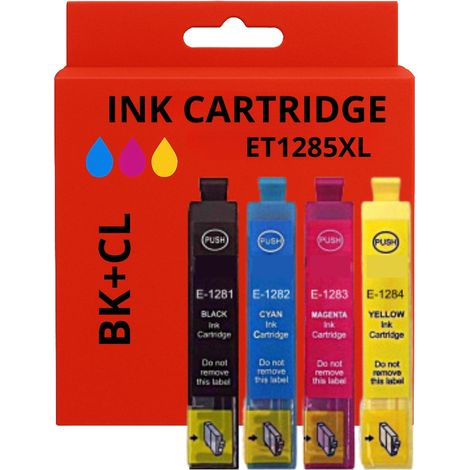 Pack de Cartouches Compatibles EPSON T1285 XL Imprimantes Stylus Office & Stylus (1/3)