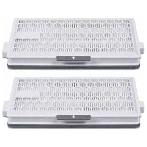 Filtre HEPA Airclean Plus 50 pour aspirateurs Miele Complete C3 Powerline, S8340 et Air Clean SF-HA 50 compatibles avec les modèles Complete C2, C3, Compact C1 et C2-2. 2 pièces détachées incluses. (1/5)