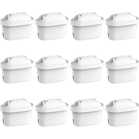 Filterkartusche für Kanne, 12er-Pack, Universal-Wasserfilter für Brita Maxtra Filterkanne/Wasserkocher (1/4)