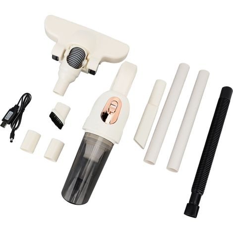 Aspirateur balai sans fil à main aspiration puissante 10000PA brosse rotante 270° filtre lavable pour maison voiture clavier meuble (1/5)