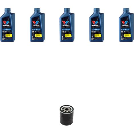 Kit filtro olio e 5L compatibile con Chevrolet Captiva 2.4 100kw dal 2006 al 2011 (1/2)