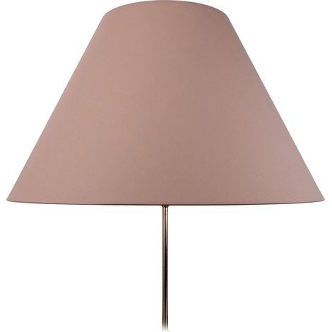 Abat-jour Classique pour Lampe de Table et Lampadaire en Coton et Polyester Blanc 50 cm - PANGIVO (1/5)