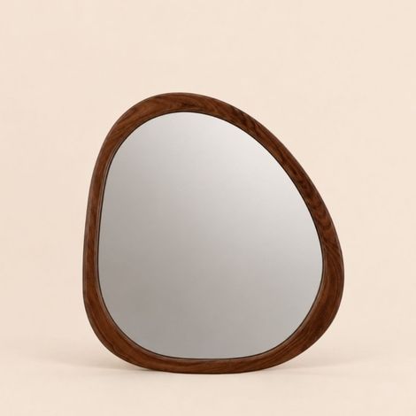 Miroir organique en bois 44x48 cm (1/5)