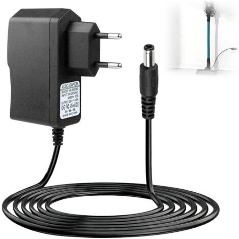 Pair 26V 500mA Chargeur pour Aspirateur Hoover H-Free 100/200/500/700/800, Adaptateur d'alimentation pour HF122RH HF122GPT HF522NPW HF522SFP Aspirateur Balai sans Fil, Câble de Chargeur 1,8 Mètre
