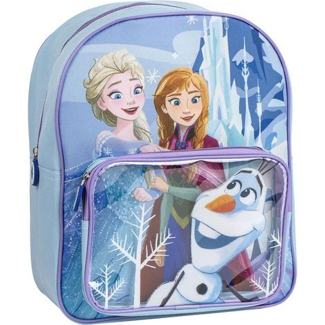 Mochila Escolar Frozen Azul