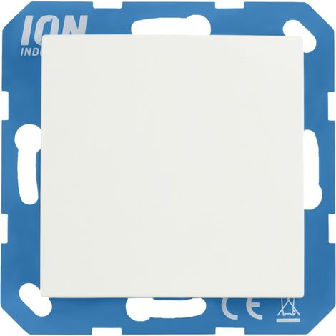 ION Industries Plaque borgne Blanc Hxl7.1xL7.1cm