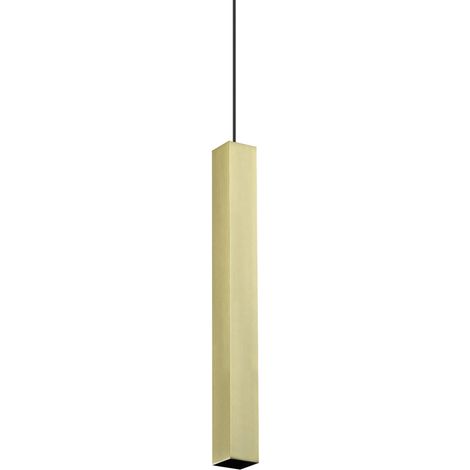 Ideal Lux Sospensione moderna Look 1 luce GU10 ottone alluminio vetro
