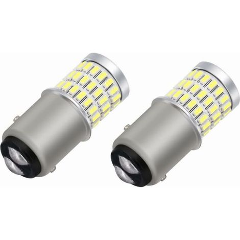 Green Mobility-T20 p21/3.8w led feu stop, 1157 10V-30V Blanxénon, pour Moto, RV, Auto Voiture, feux de jours, et(Lot de 2) (1/5)