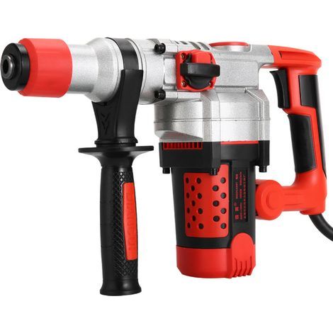 Perceuse Percussion Marteau DéMolition,Perceuse 1200W Marteau Perforateur Marteau éLectrique Perceuse Percussion Avec Coffret Pour Perforateur (1/5)